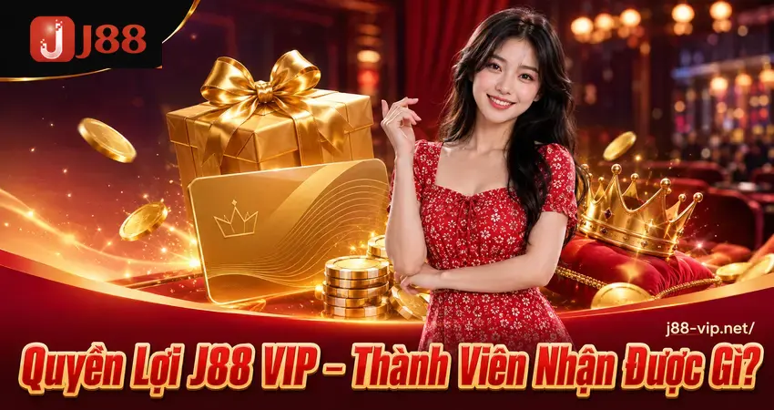 Quyền lợi J88 VIP thành viên nhận được gì