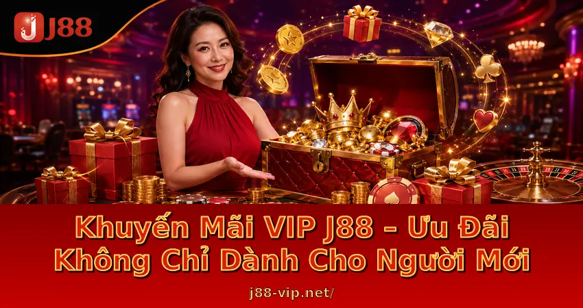 Khuyến mãi VIP J88 ưu đãi không chỉ dành cho người mới